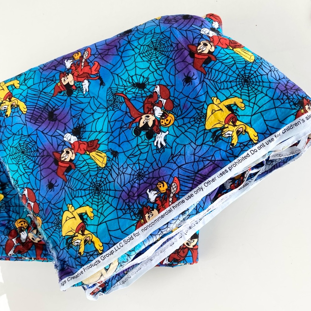 6 Yards of Mickey Spooky Web Fabric by Disney for Springs Creative Products